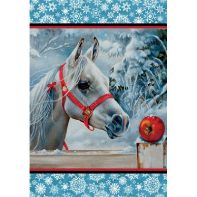 drapeau cheval d'hiver
