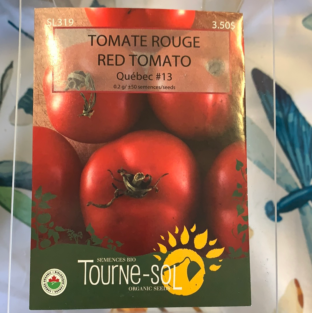 Semences bio tomate rouge Québec 13