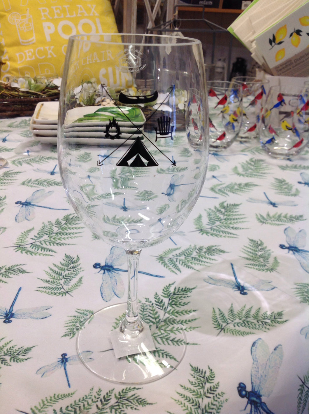 verre à vin plastique