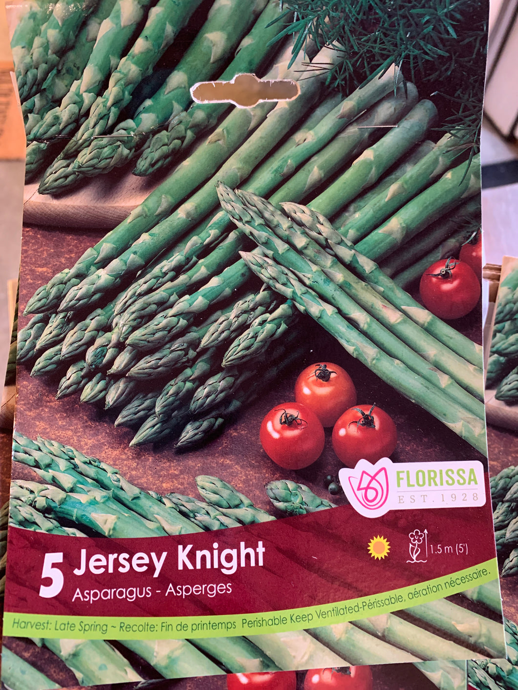Asperge en racine