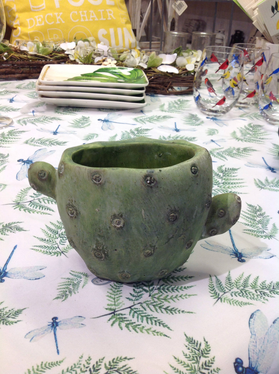pot cactus 3x4.5 pouces