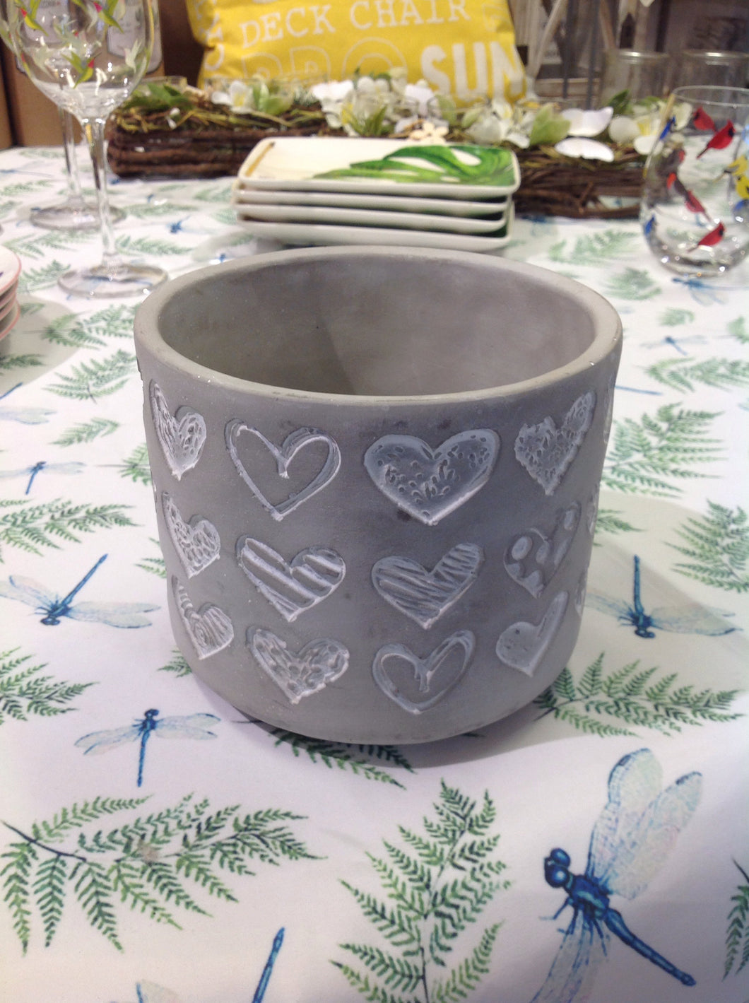 pot coeur 5.5 pouces